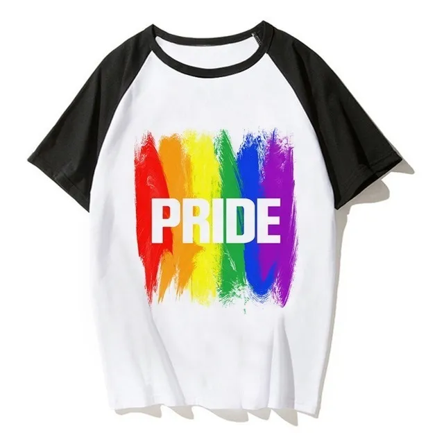 T-shirt pride couleurs arc-en-ciel