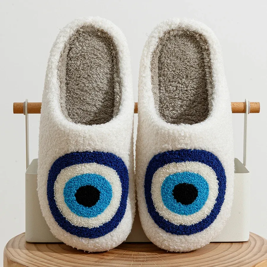 Chausson Mule Oeil Bleu