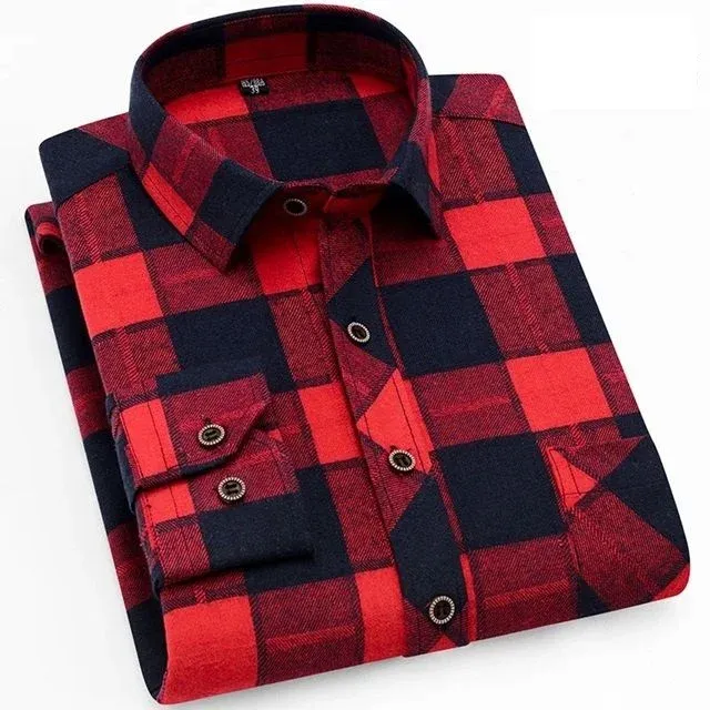 Chemise à carreaux à manches longues – Image 4