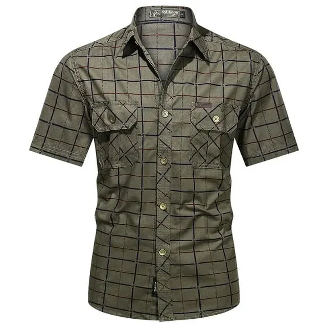 Chemise à carreaux homme – Image 2