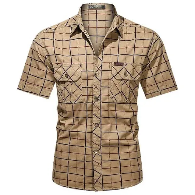 Chemise à carreaux homme – Image 3