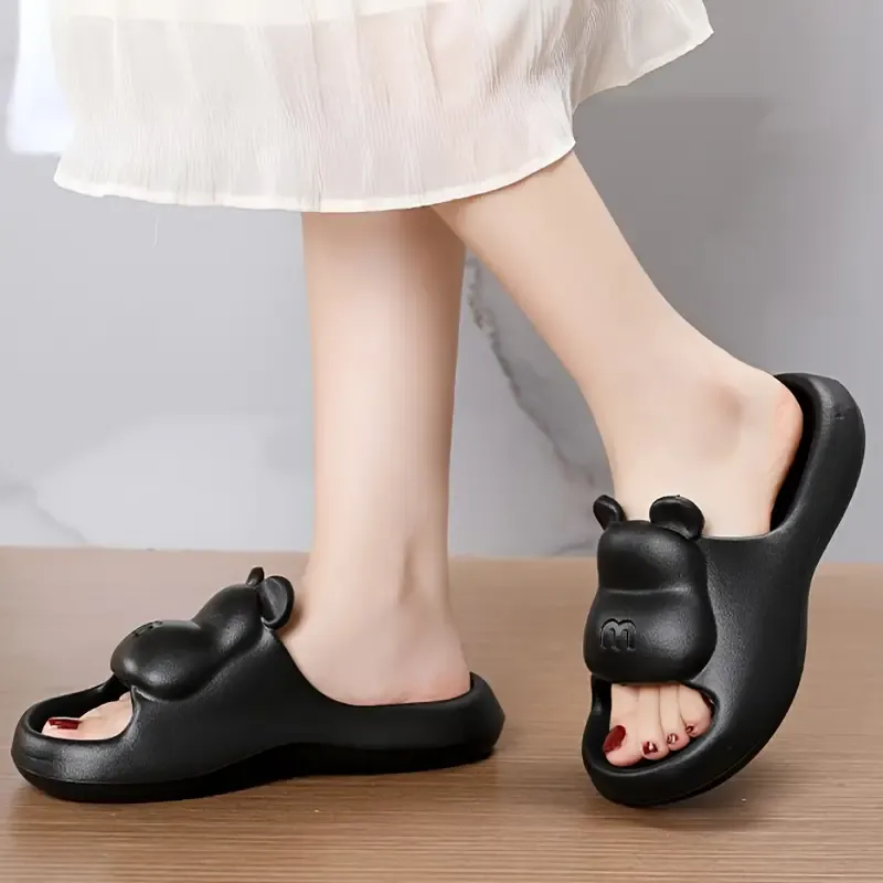 Claquette Femme Animaux Hippopotame – Image 4