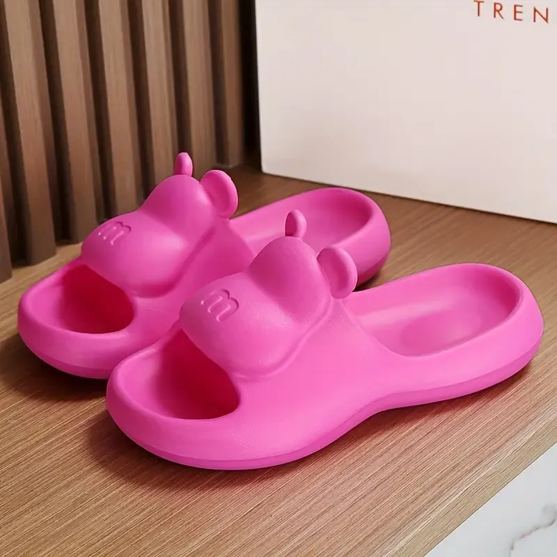 Claquette Femme Animaux Hippopotame – Image 9