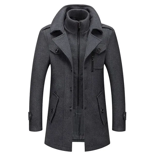 Manteau hiver en laine