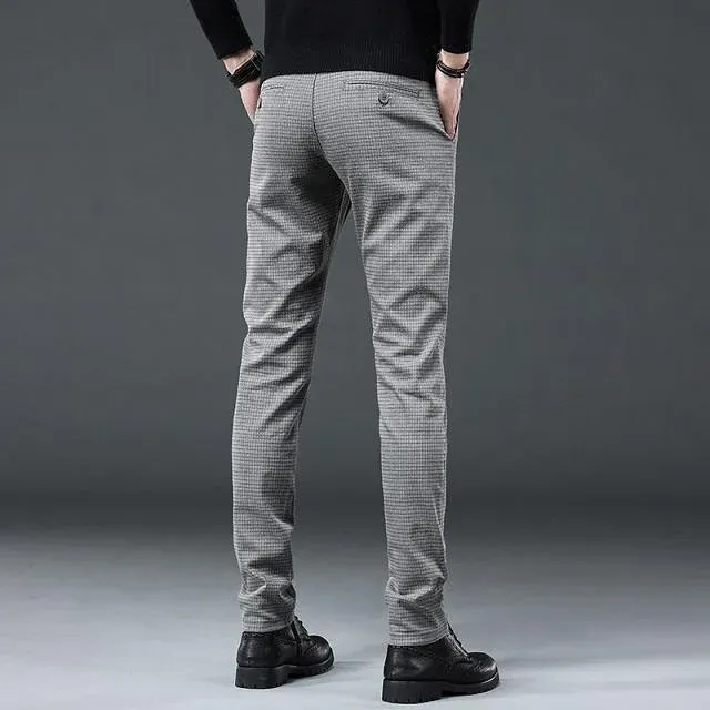 Pantalon carreaux extensible – Image 4