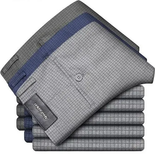 Pantalon carreaux extensible