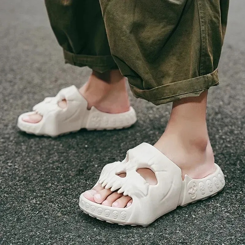 Claquettes Crâne Tête de Mort