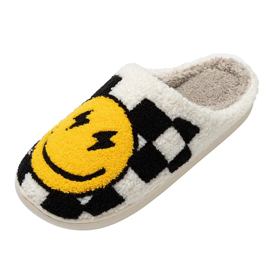 Chaussons Smiley Mule à Carreaux – Image 7