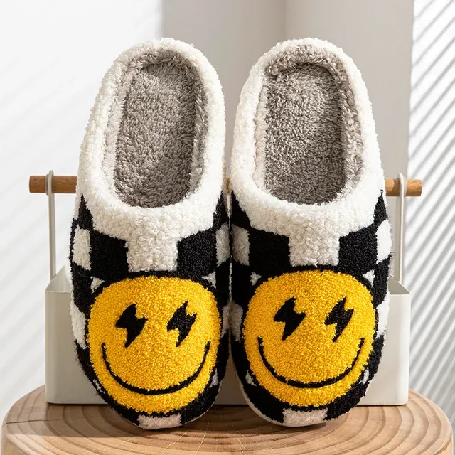 Chaussons Smiley Mule à Carreaux – Image 4