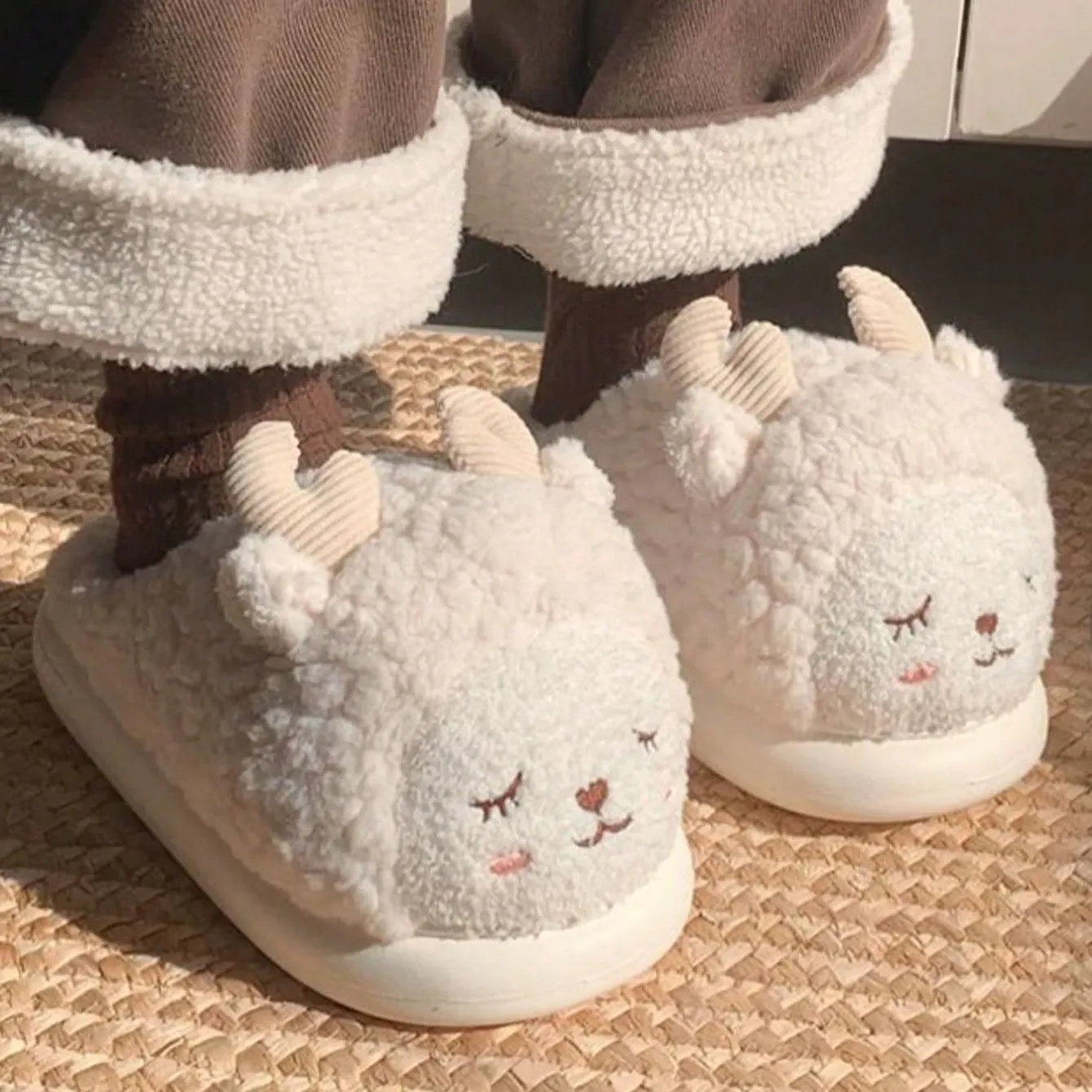 Chaussons Mouton Polaire