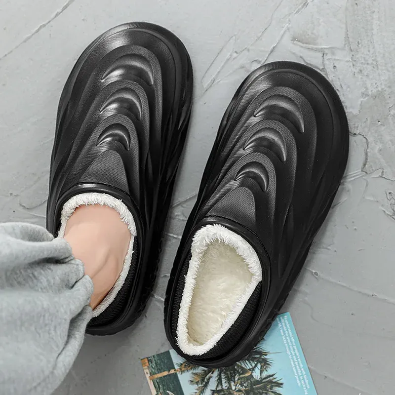 Chaussons Fourrure Caoutchouc – Image 4