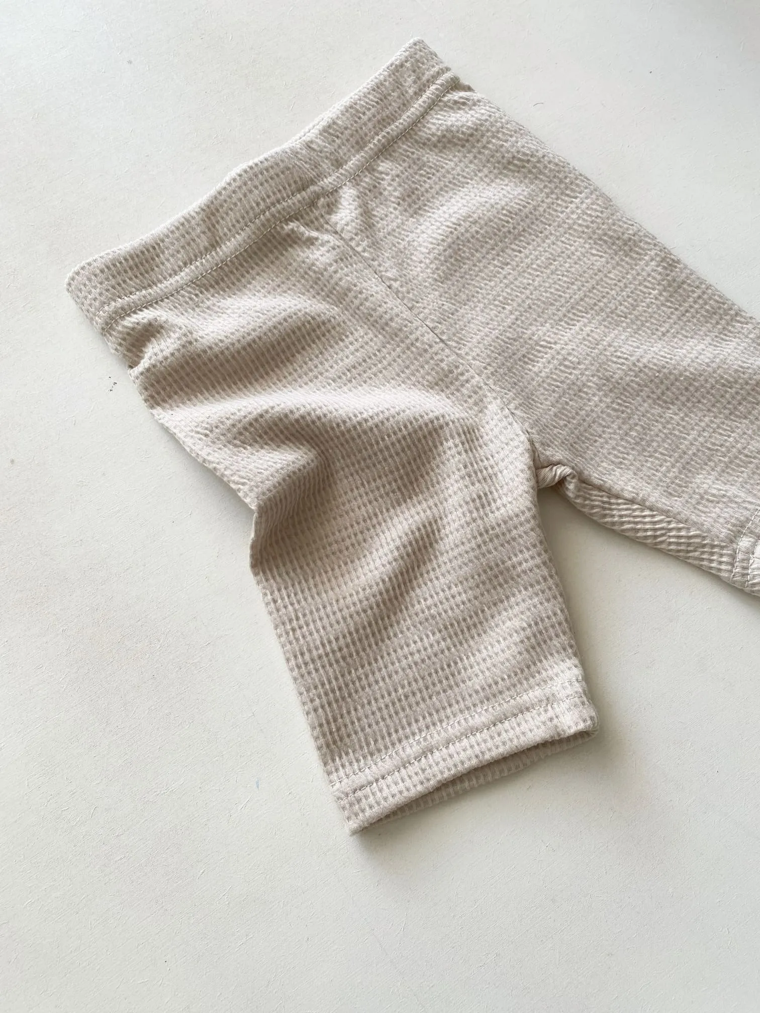 Short cycliste enfant | Gaufré – Di green – Image 2