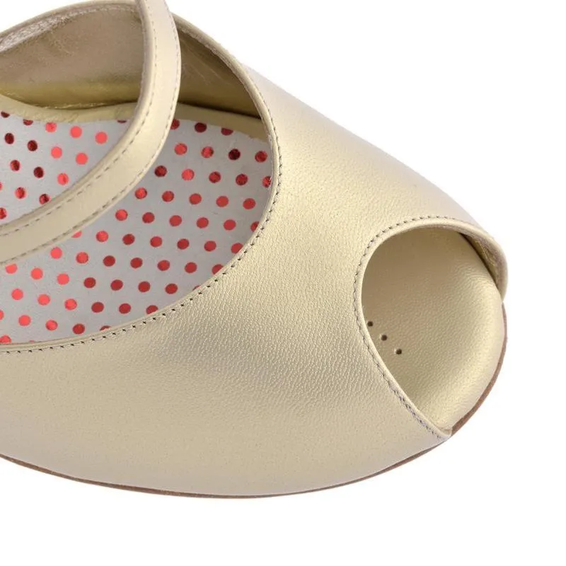 TANGOLERA A15 CHAMPAGNE-T9Chaussure de tango – Image 3