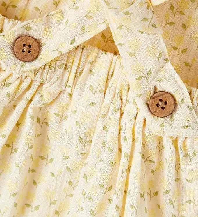 Barboteuse fille été | Fleurs – Lil Atelier – Image 3