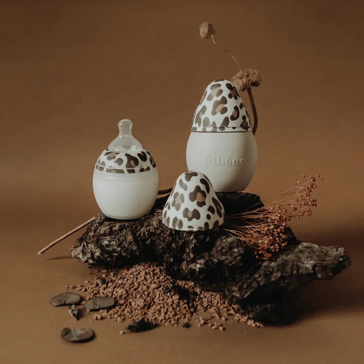 Biberon silicone 240 ml | Léopard – Elhee – Image 4