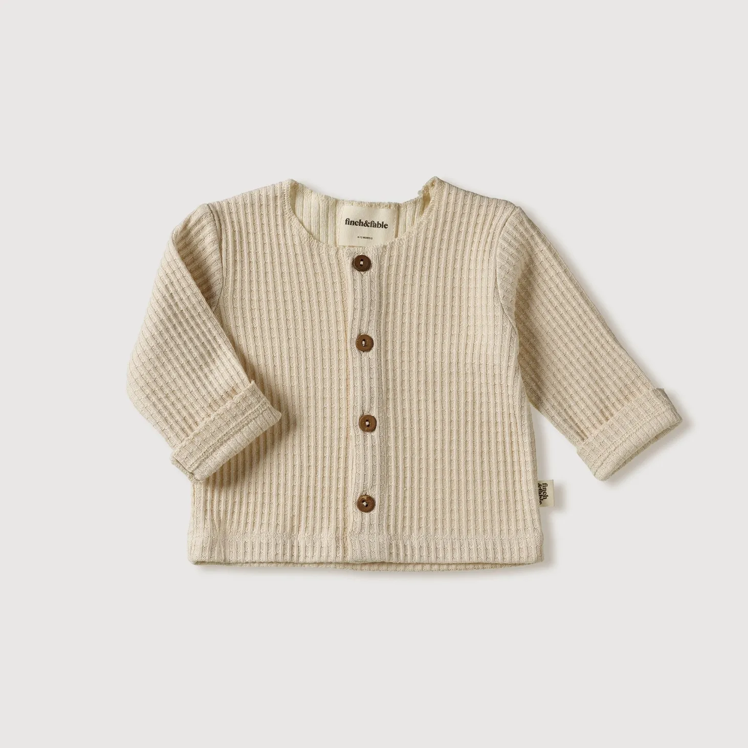 Cardigan gaufré bébé – Finch and Fable