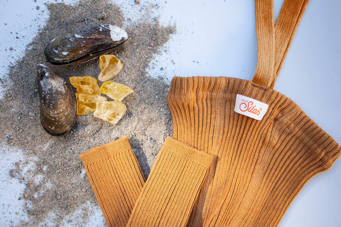 Collants à bretelles Hippy sans pieds | Amber – Silly Silas