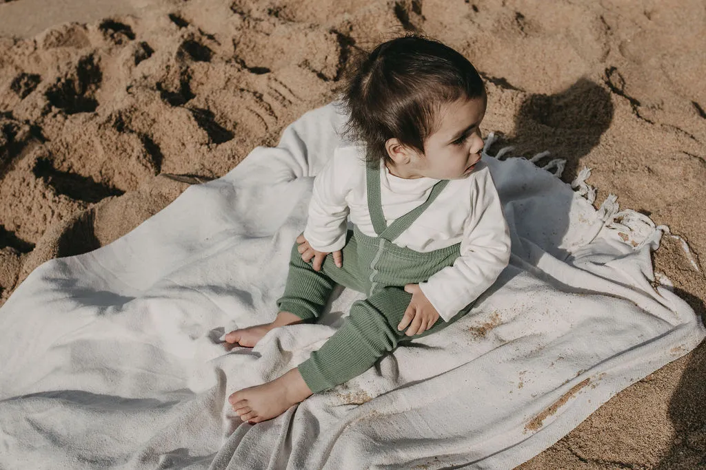 Collant à bretelles sans pieds | Matcha Latte – Silly Silas