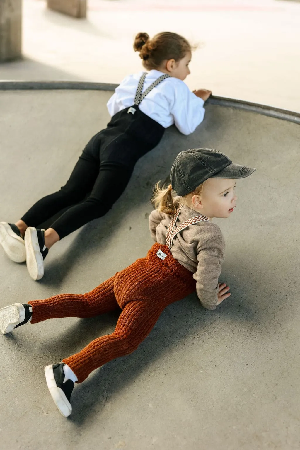 Collants à bretelles Teddy granny | Cinnamon checked – Silly Silas – Image 7