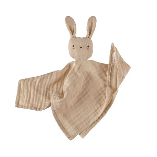 Doudou lange lapin | Beige – Main sauvage