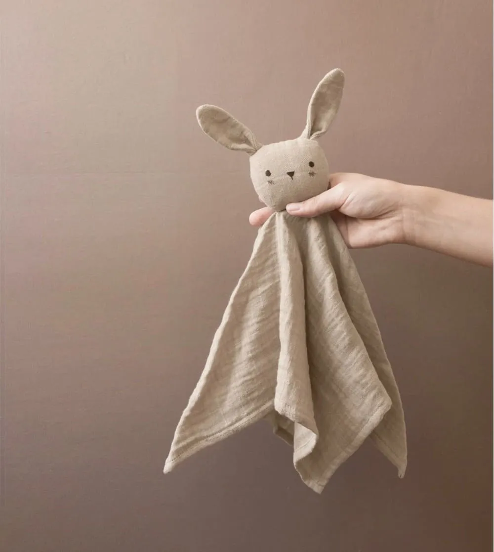 Doudou lange lapin | Beige – Main sauvage – Image 3