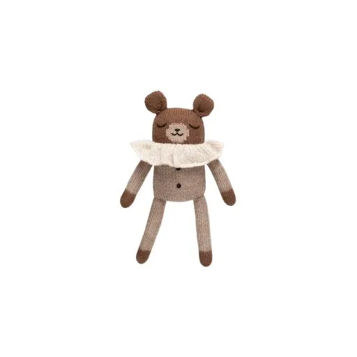 Doudou ourson | Pyjama avoine – Main sauvage