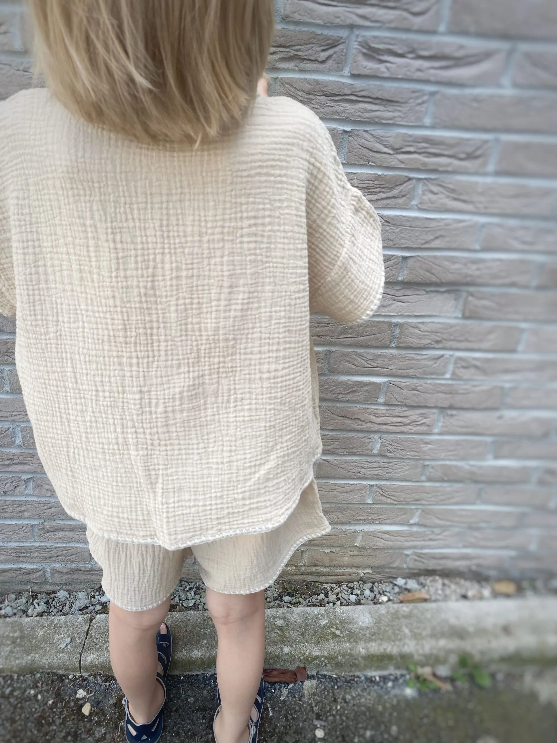 Ensemble oversize enfant | Gaze de coton – Anggo – Image 6