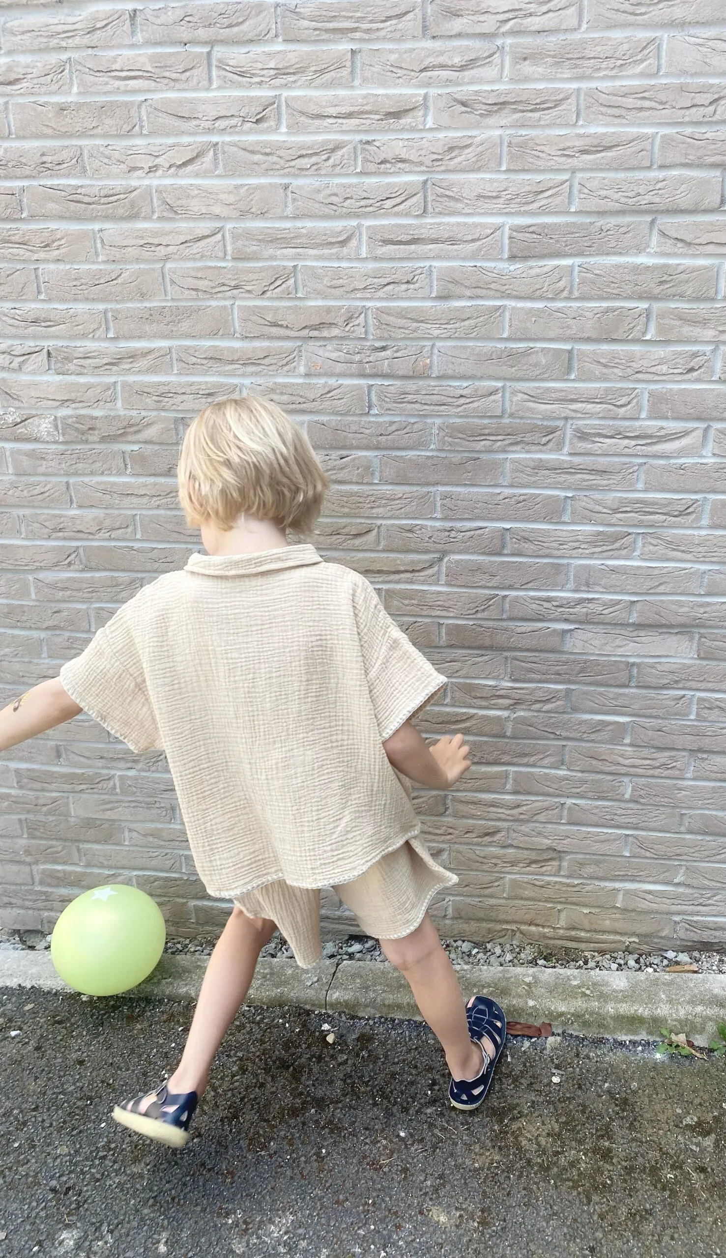 Ensemble oversize enfant | Gaze de coton – Anggo – Image 7