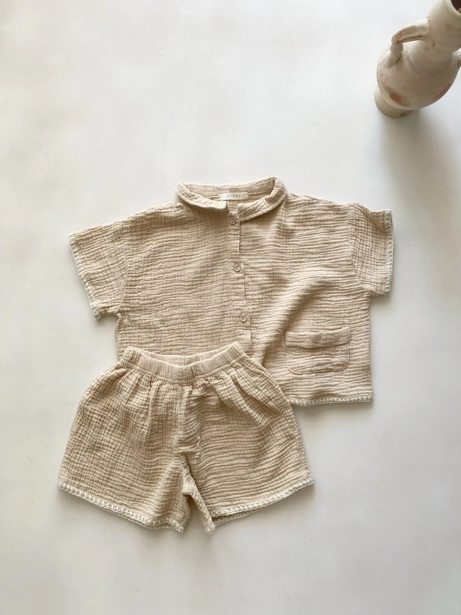 Ensemble oversize enfant | Gaze de coton – Anggo