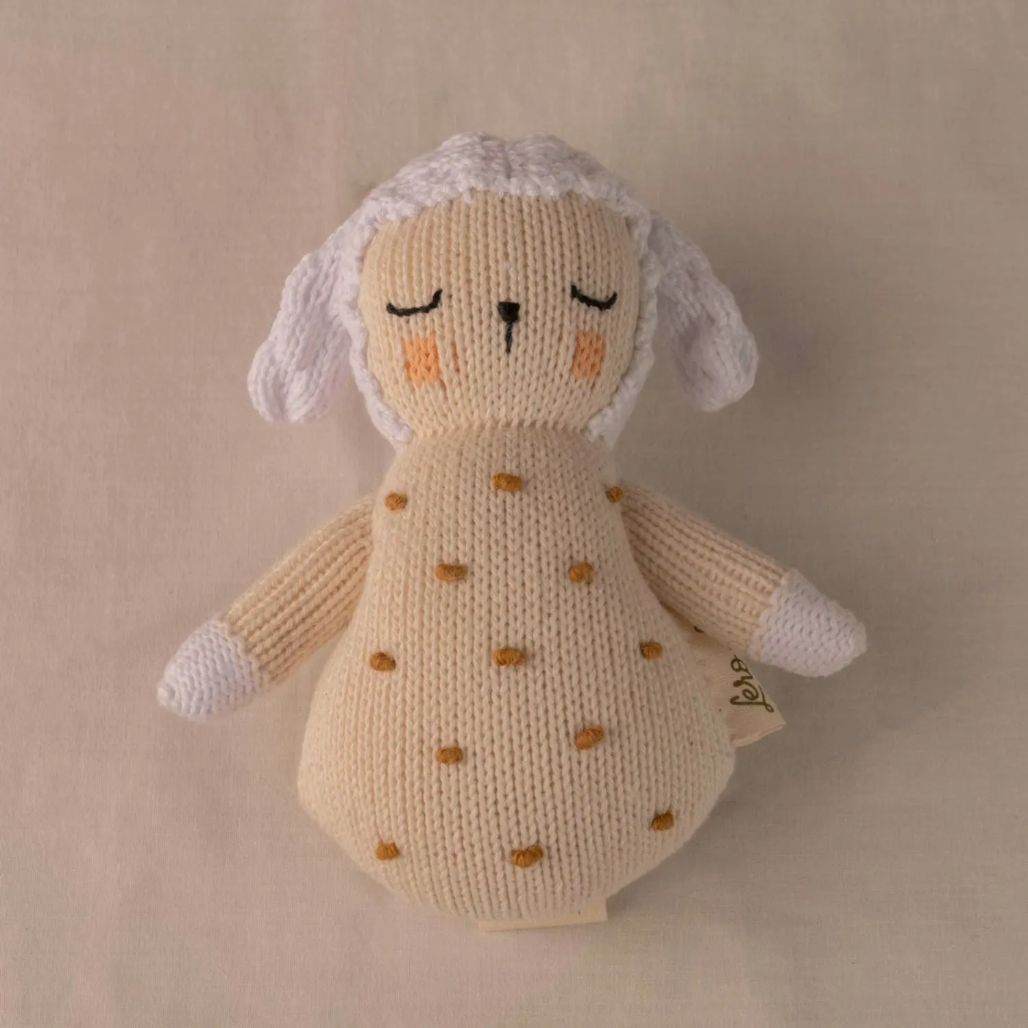 Hochet laine bébé | Mouton – Lero Lero