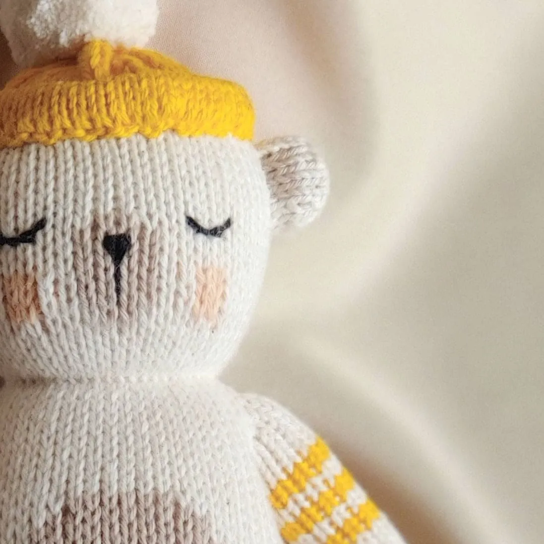 Hochet laine bébé | Ourson – Lero Lero – Image 2