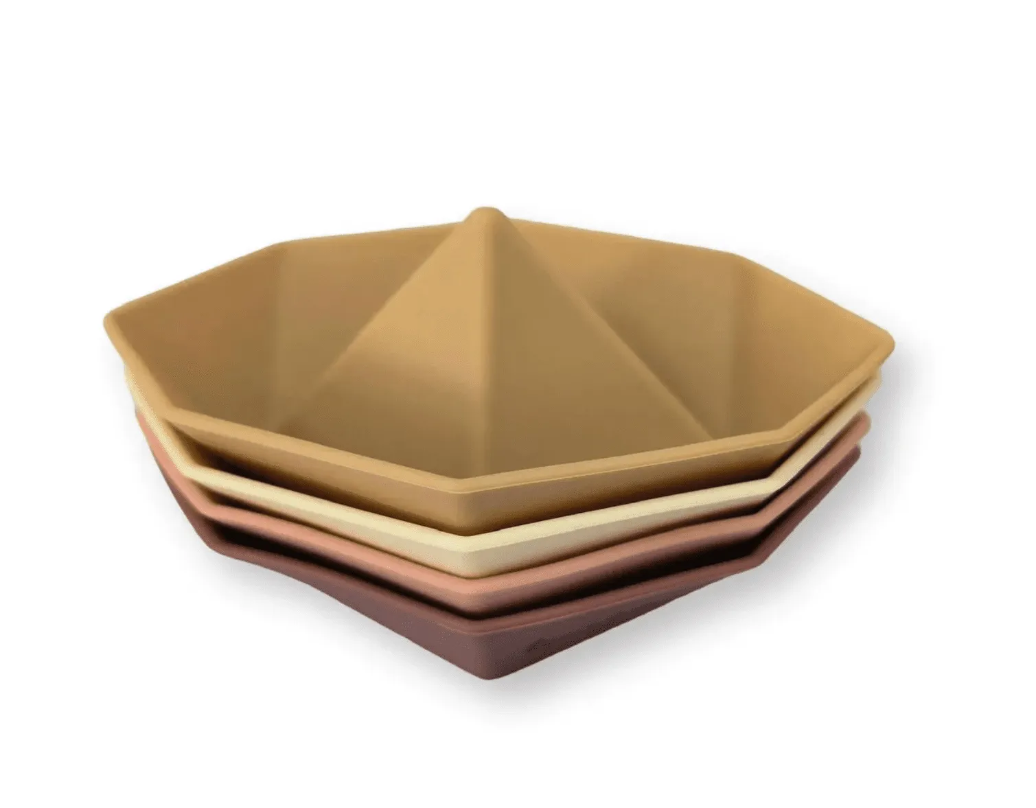 Jouets de bain bateaux silicone | Nude – Léo et Léa – Image 2