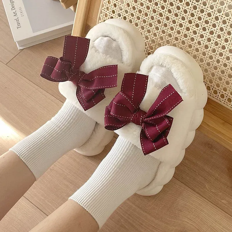 Chausson Femme Chic Nœud-Papillon