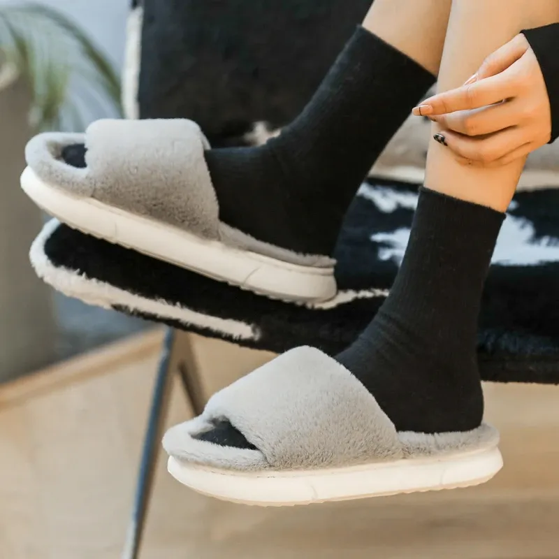 Claquette Fourrure Femme Moelleuse – Image 5