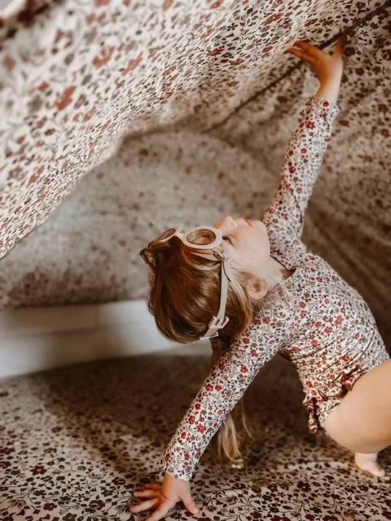 Maillot de bain fille Anti-uv | Magic garden – Mrs Ertha – Image 2