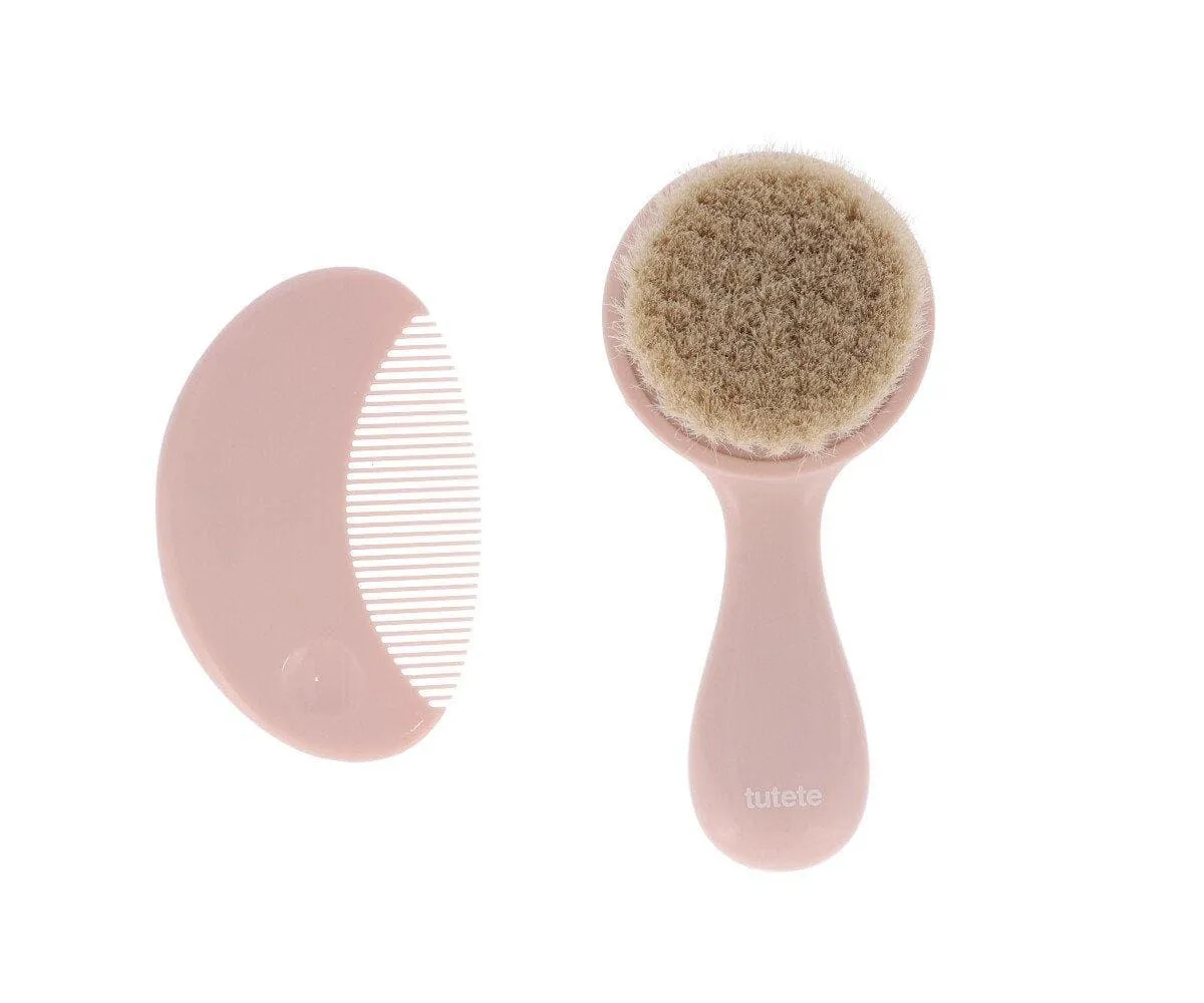 Set brosse et peigne bébé | Rose – Tutete