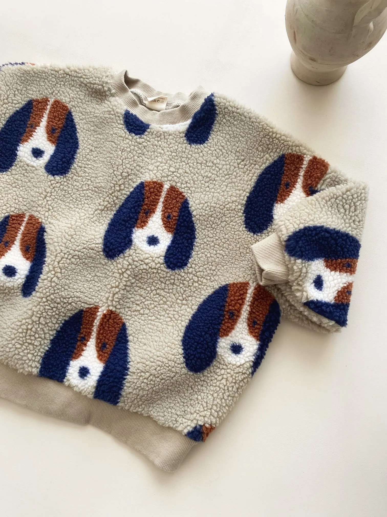 Sweat enfant oversize sherpa | Puppy – Image 2