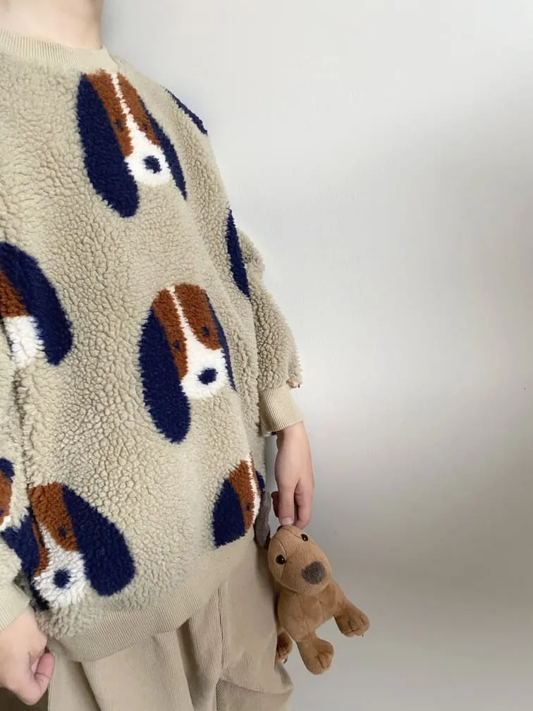Sweat enfant oversize sherpa | Puppy – Image 6