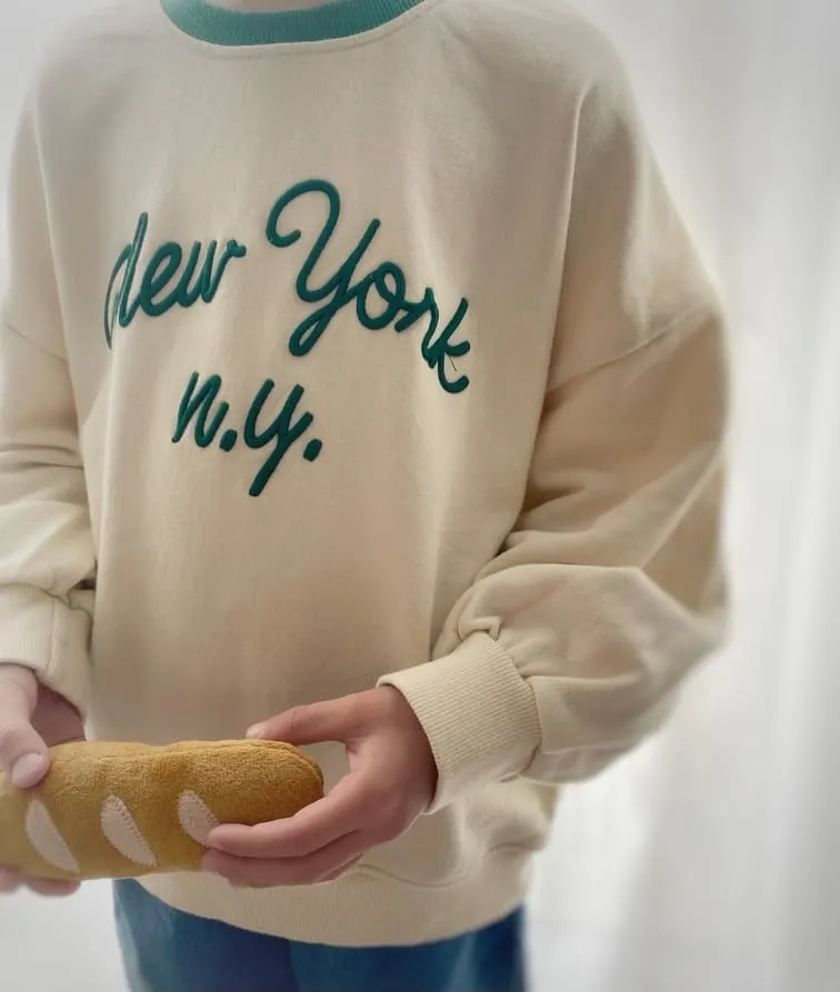 Sweat enfant oversize | Broderie New york – Image 3