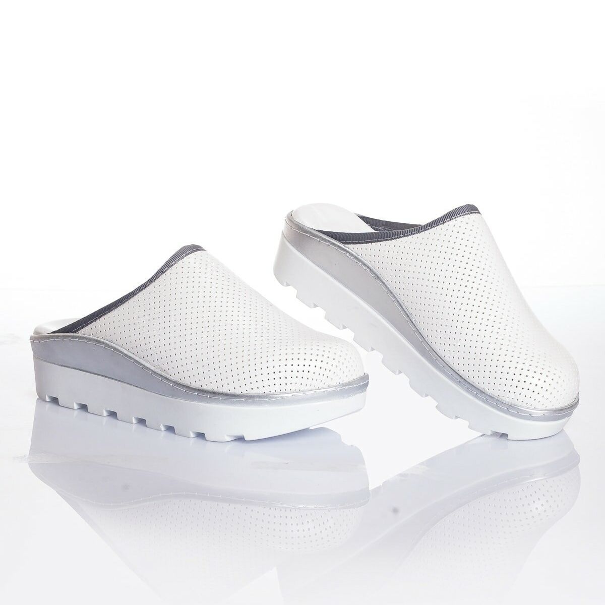Chaussons orthopédiques blanc pour femmes