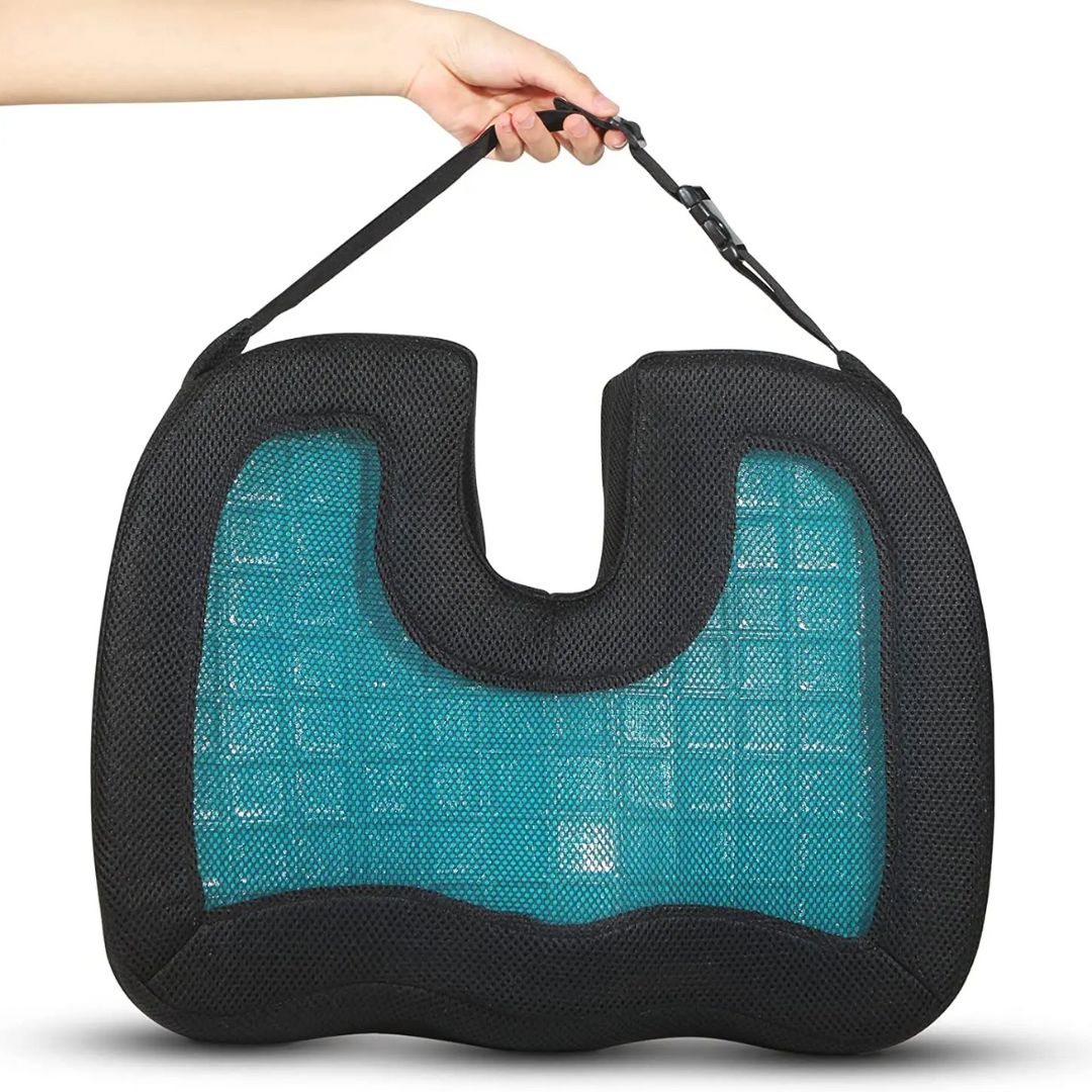 Coussin orthopédique lombaire portable avec Gel