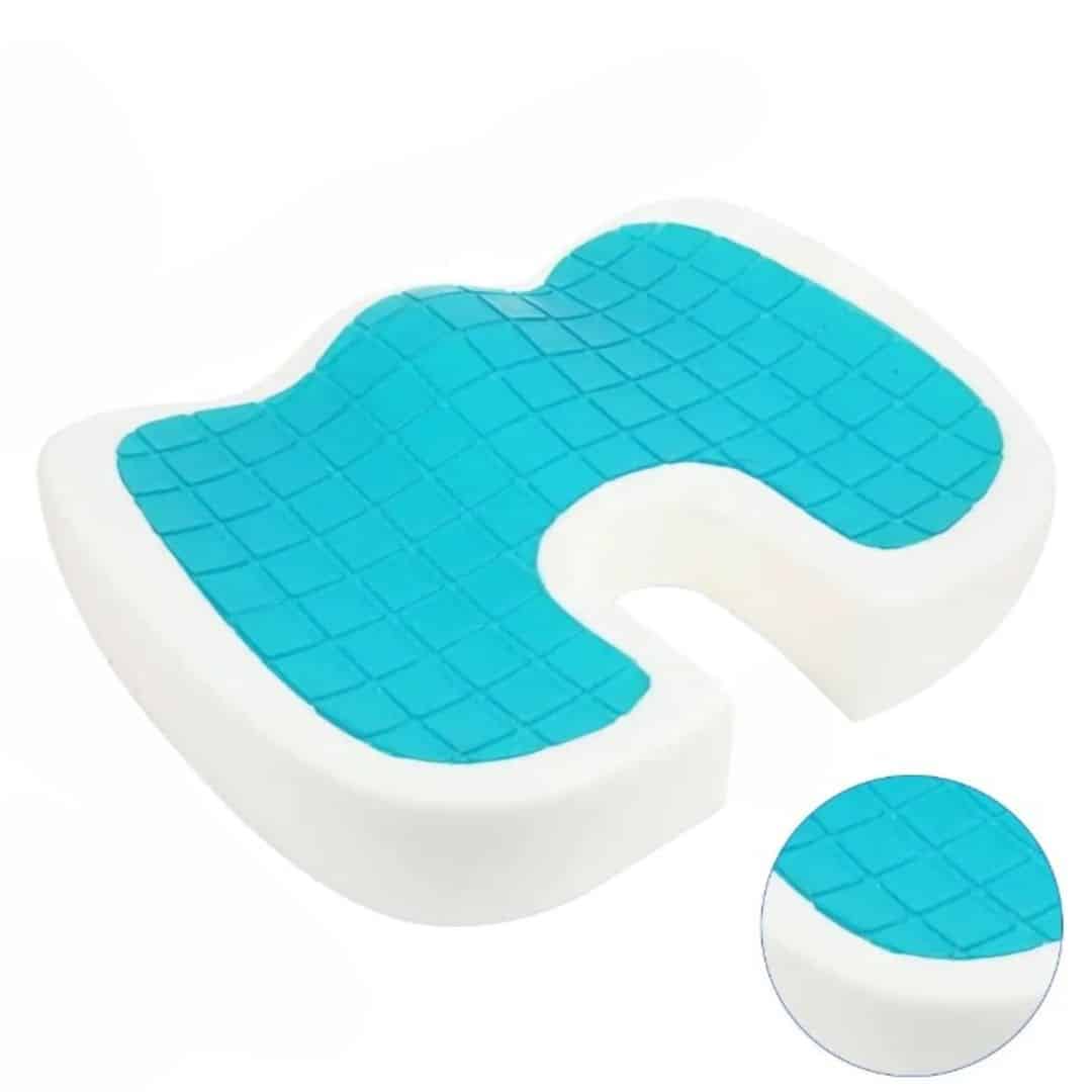 Coussin orthopédique lombaire portable avec Gel – Image 3