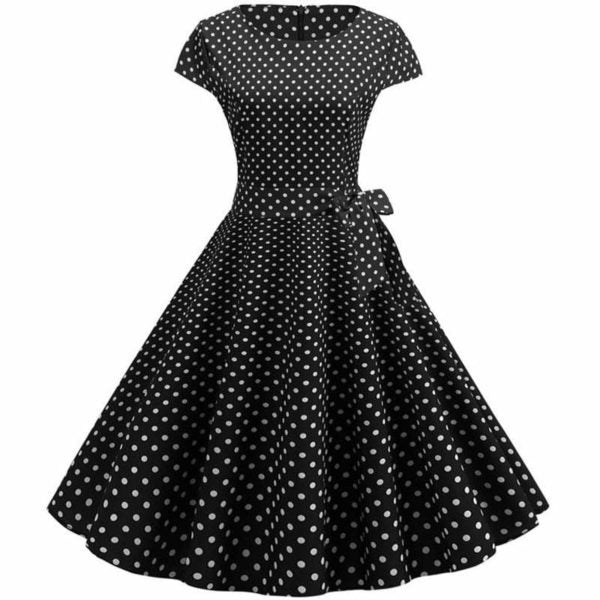 Robe Pin-Up noire et blanche