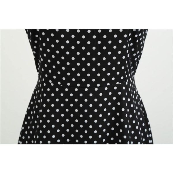 Robe Pin-Up noire et blanche – Image 6