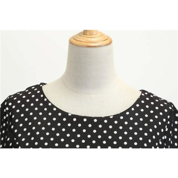 Robe Pin-Up noire et blanche – Image 4