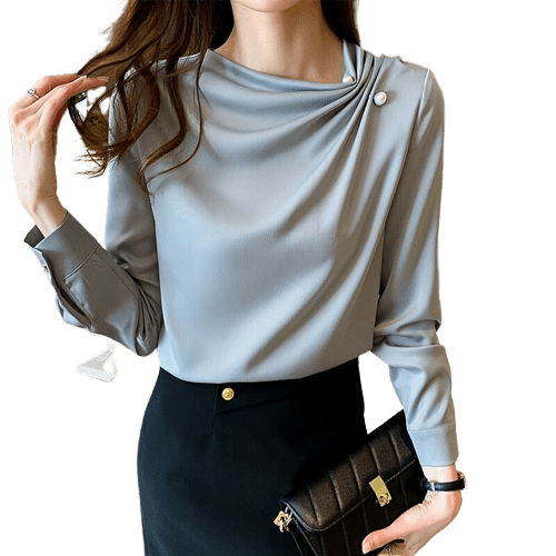 Blouse vintage élégante pour femme – Image 4