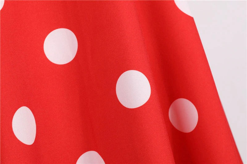 Robe Pin-Up Rockabilly rouge – Image 7