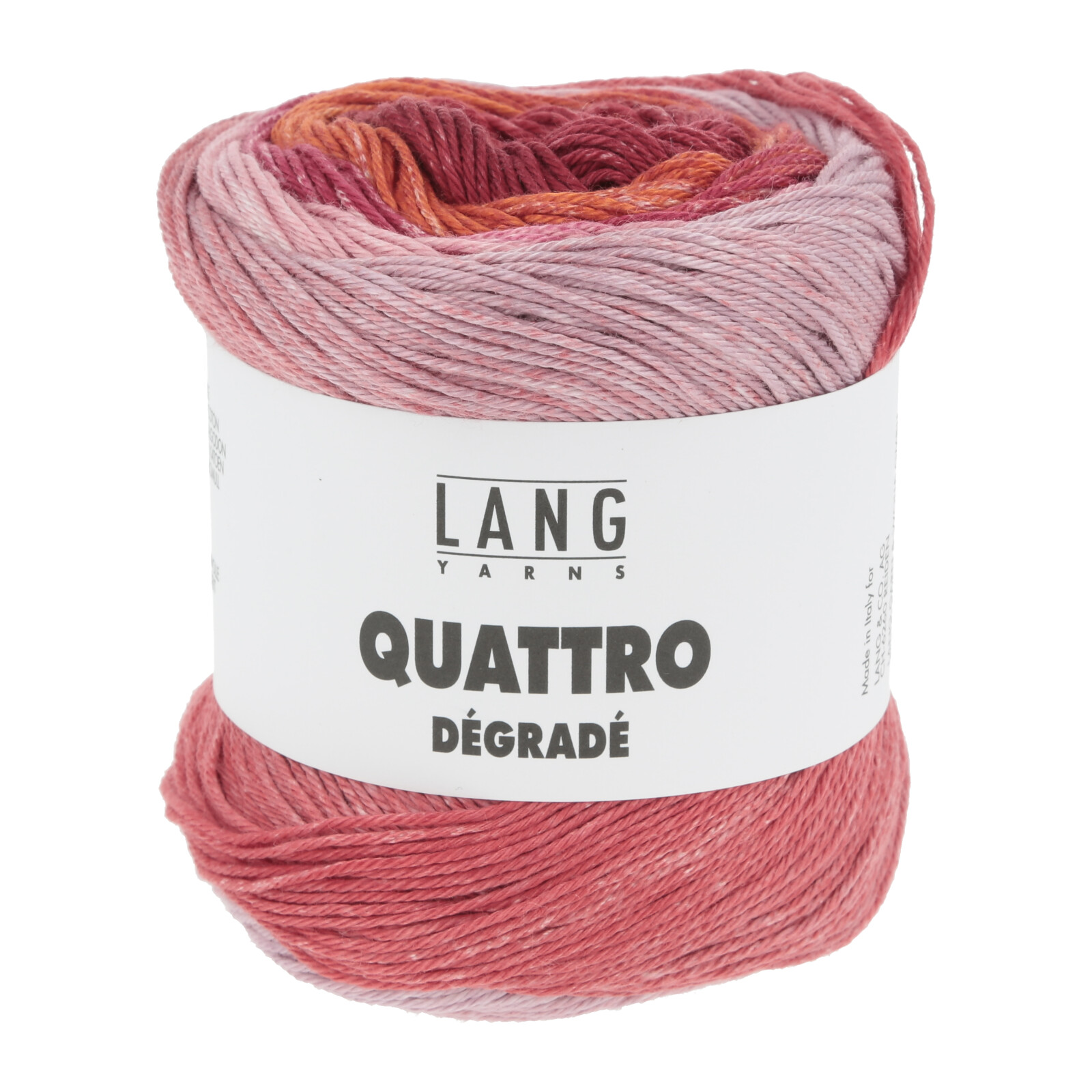 Lang Yarns Quattro Dégradé – Coton mercerisé – Coloris 1088.0002 – 100g