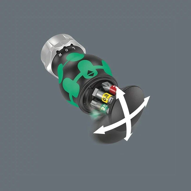 Tournevis boule 6 pièces Wera Kraftform Kompakt Stubby Magazin n°2 – Image 2