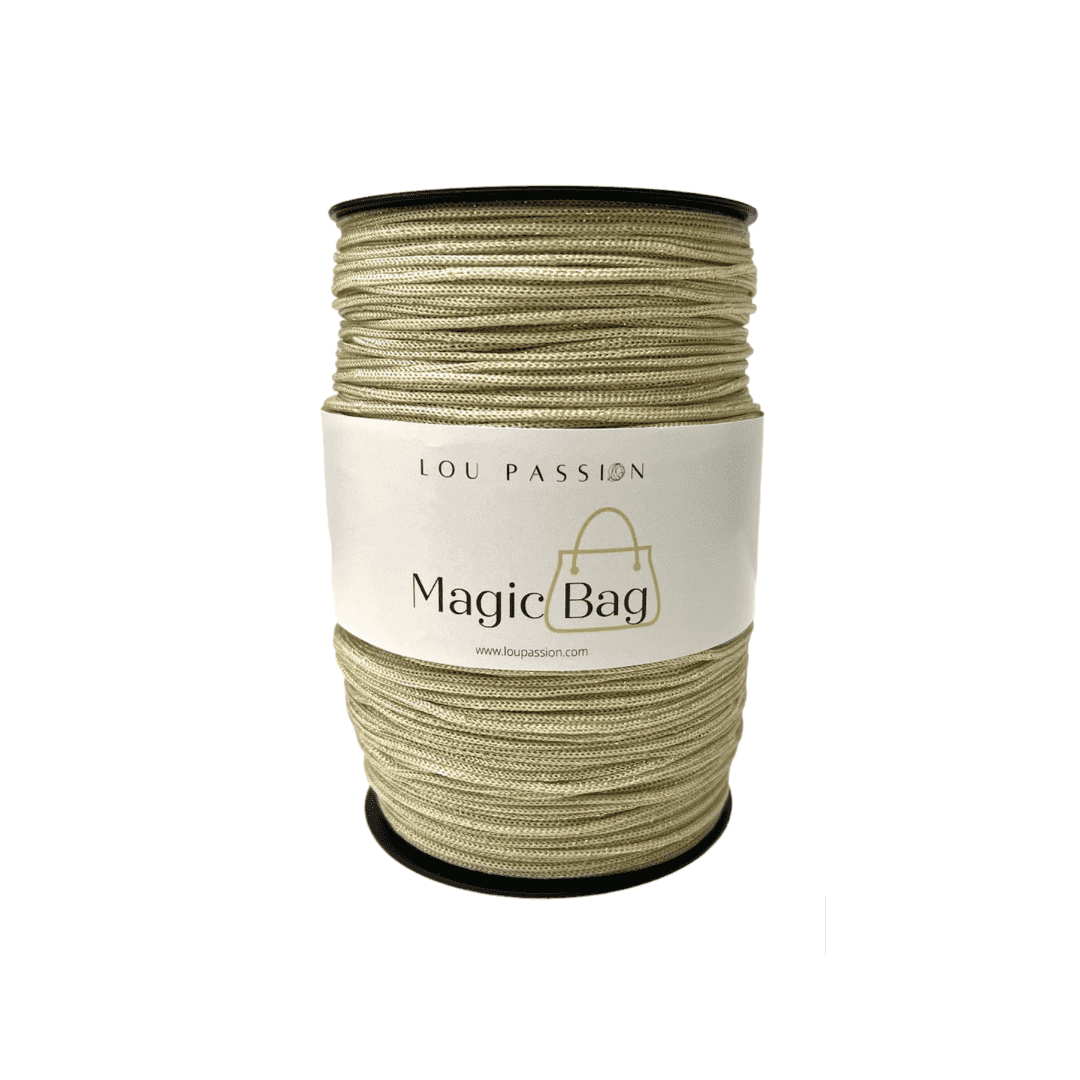 Bobine Magic Bag Lurex 500 G Couleur écru doré